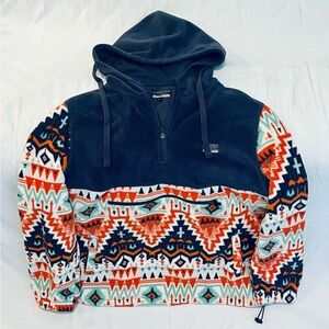 Free Nature Men's Multicolor Zip Up Sweater
